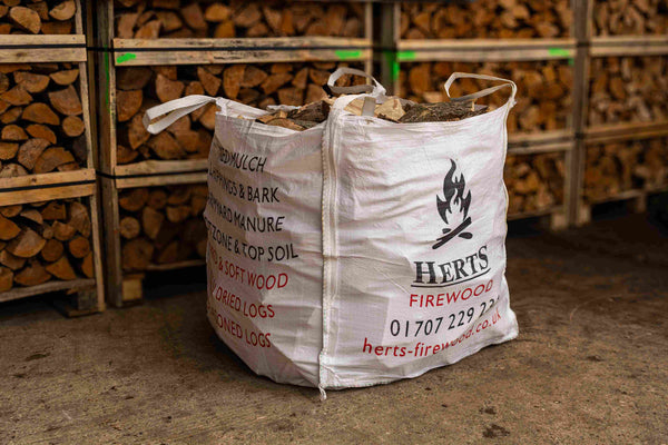 1 Bag Seasoned Hardwood Logs (variety of sizes)