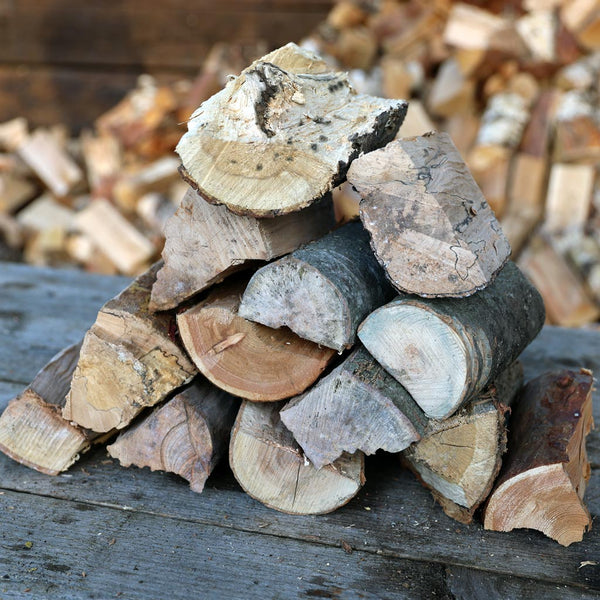 Seasoned Firewood logs - HARDWOOD (BARROW SACK BAG)